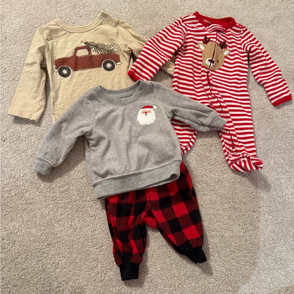 Newborn Baby Christmas Lot